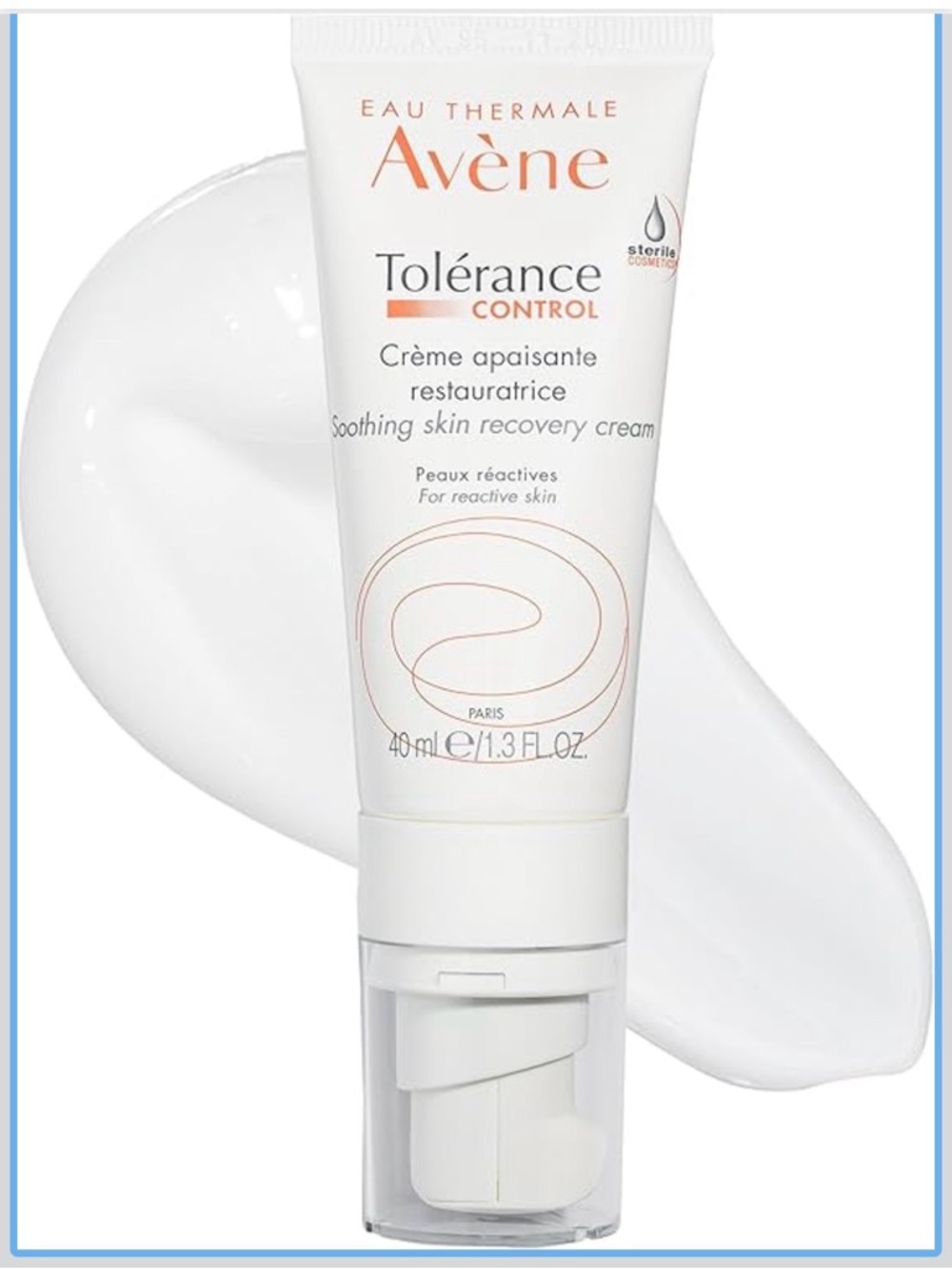 New! Avène Tolerance Control Soothing Skin Recovery Cream 1.3 oz 40 ml